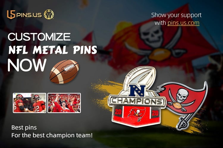 Loranocarter+California 3 Best NFL Teams 2 custom metal pins
