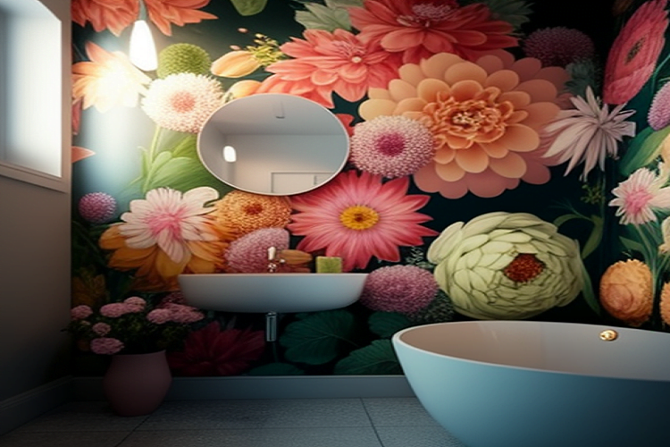 Wall Murals Ideas For Your Bathroom 1 Wall Murals